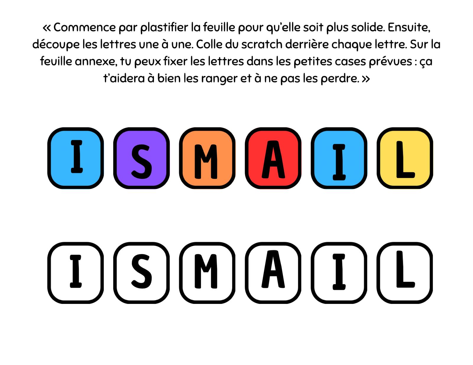 J’apprends mon prénom (personnalisable) – Image 4